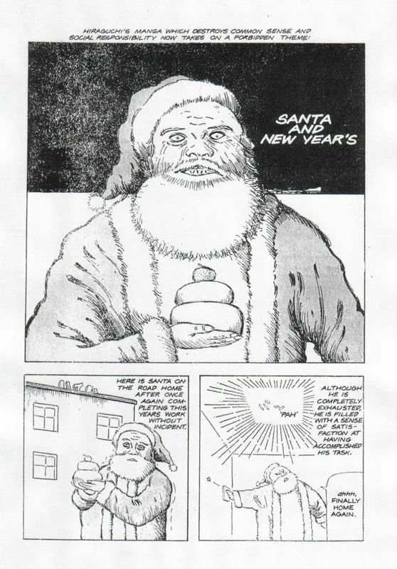 Santa Claus on New Year's Eve