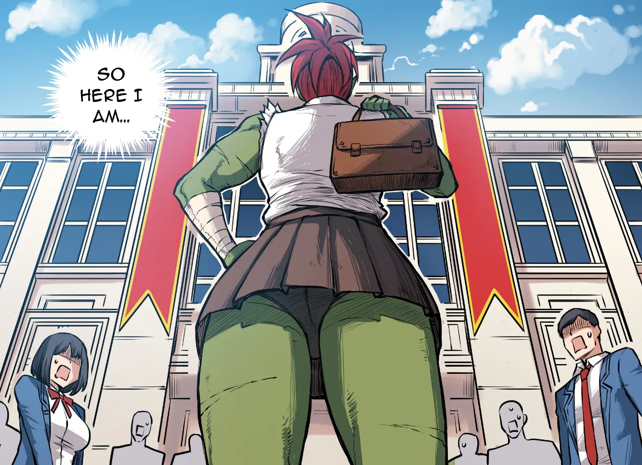The Orc Girl background