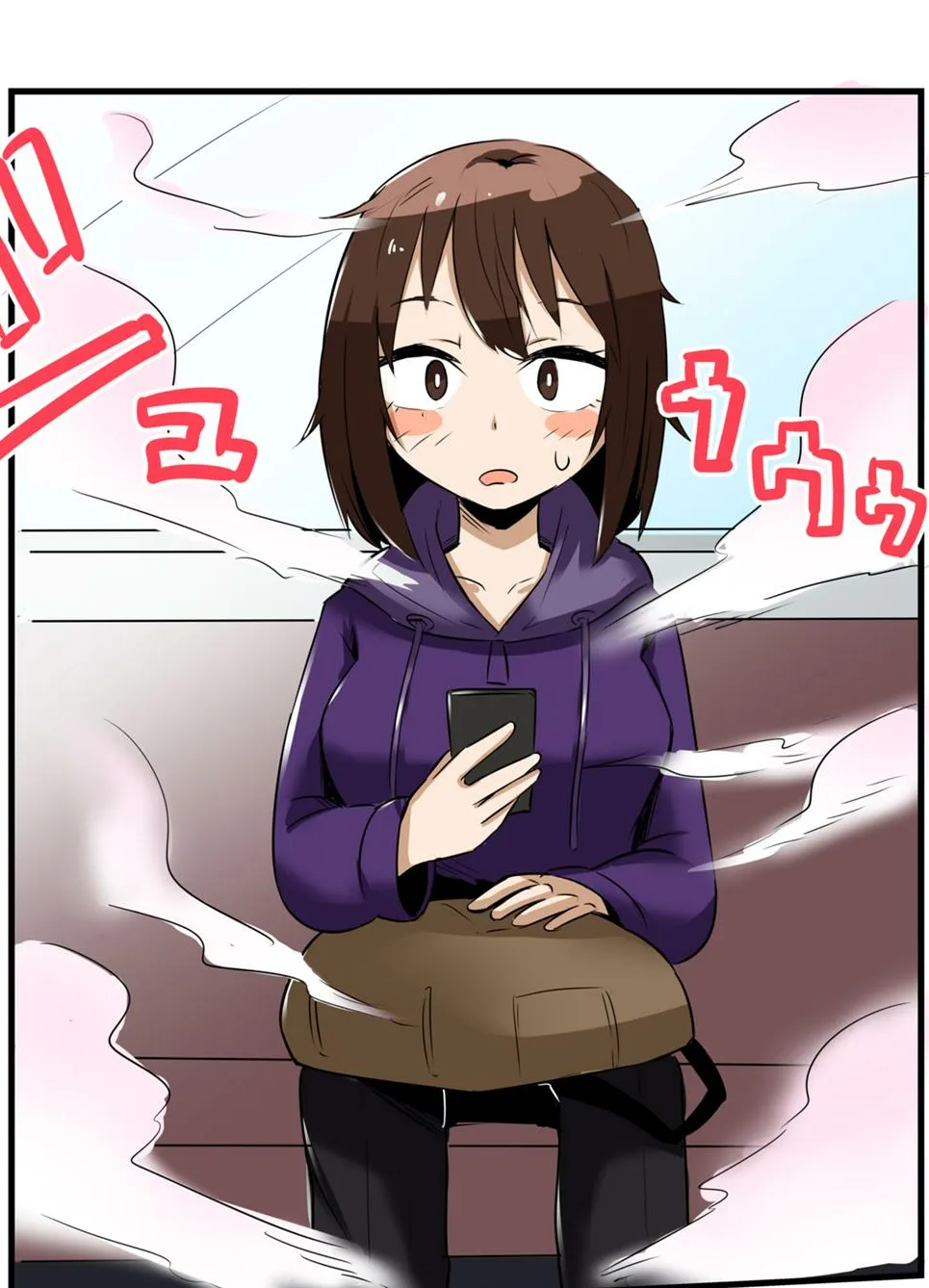 After visiting an odd website, I transformed into a girl. background