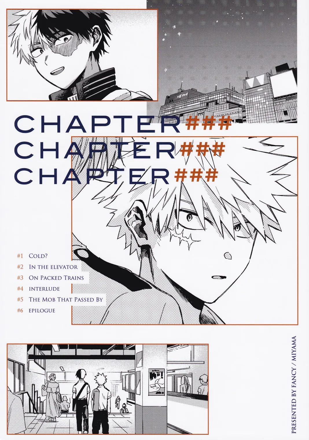 My Hero Academia - CHAPTER### (Doujinshi) background