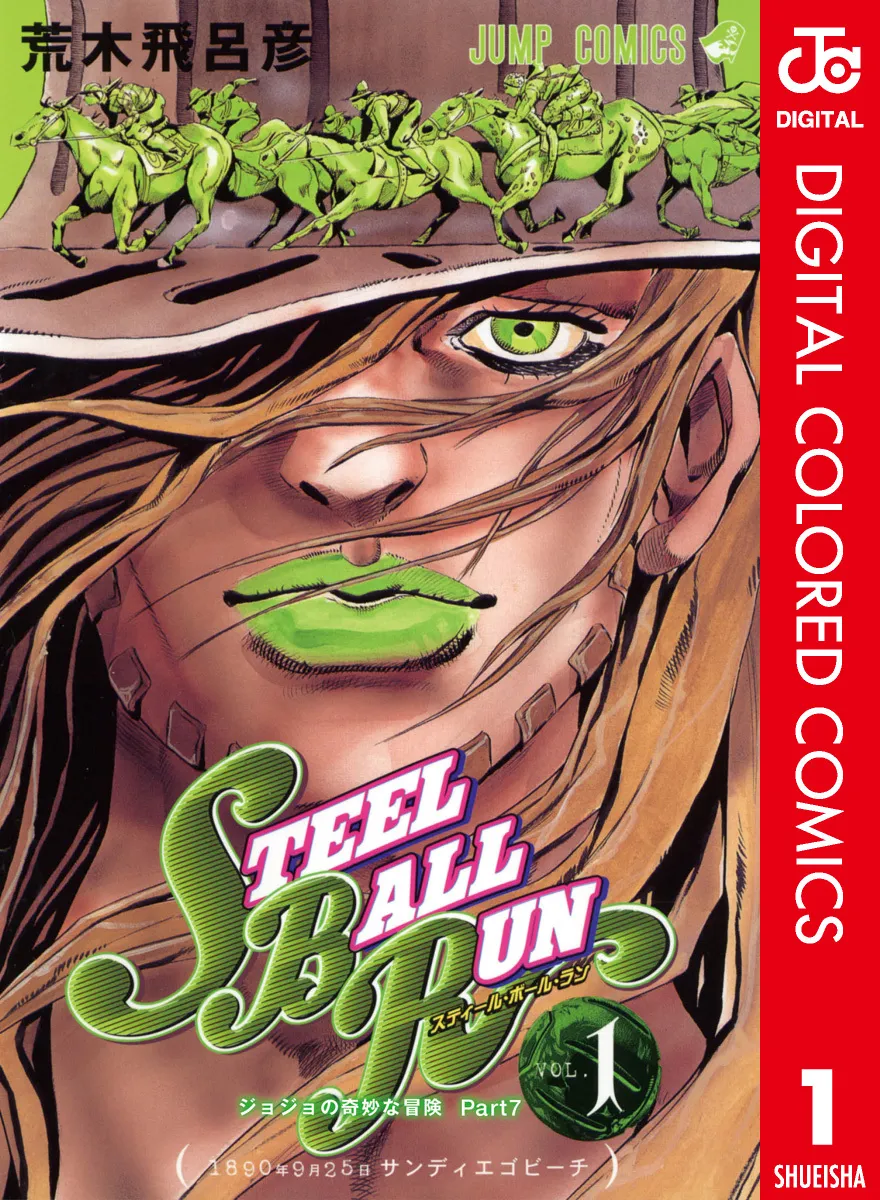 JoJo's Bizarre Adventure, Part 7: Steel Ball Run (Official Colored) background