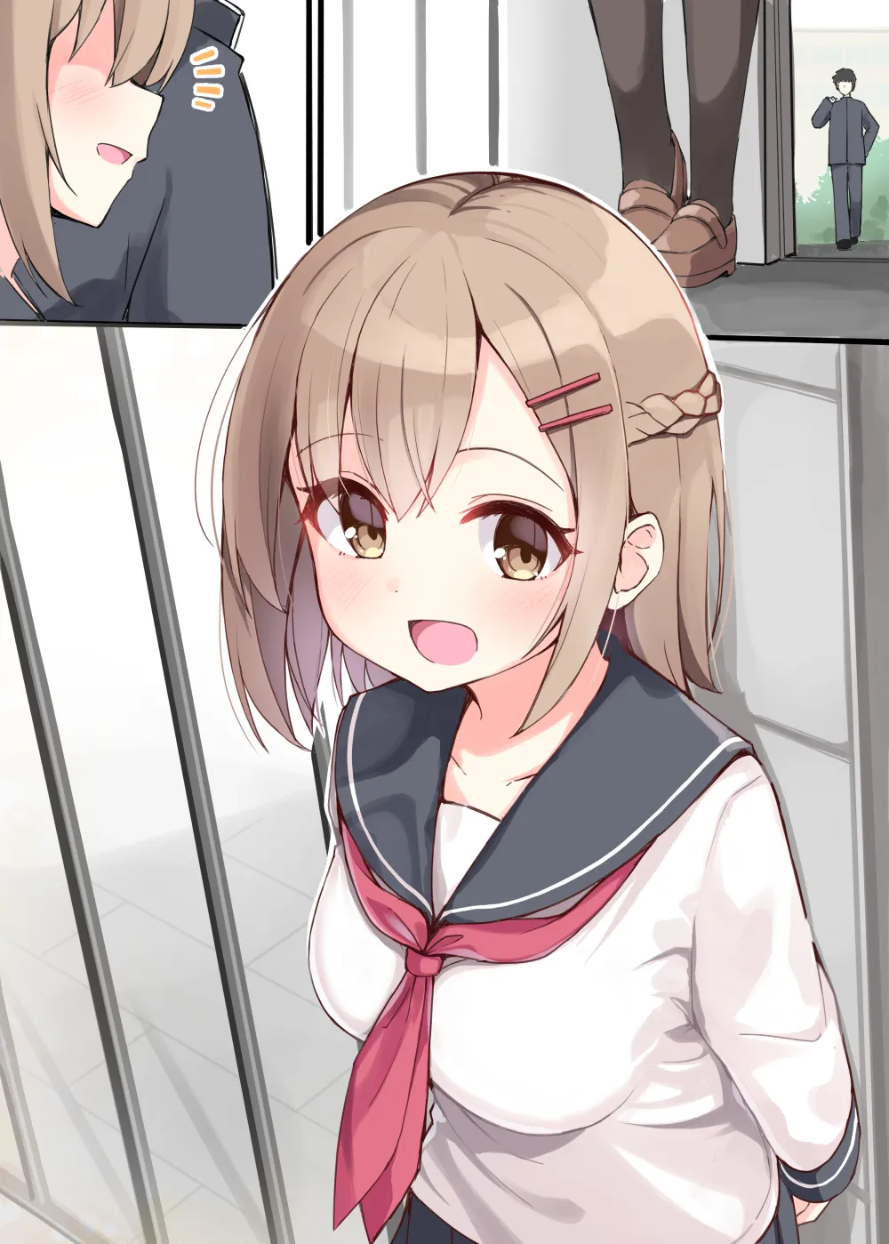 I Want to Have a Childhood Friend Like This! background
