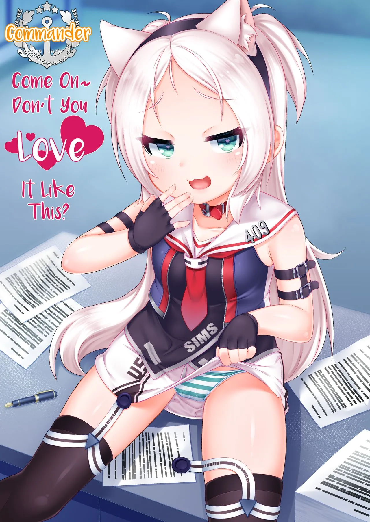 Azur Lane - Shikikan-saa~ Kouiu no Suki desho? (Doujinshi) background