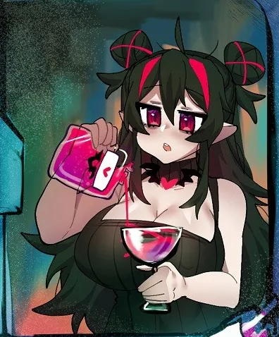 Vampire Gamer Girl background