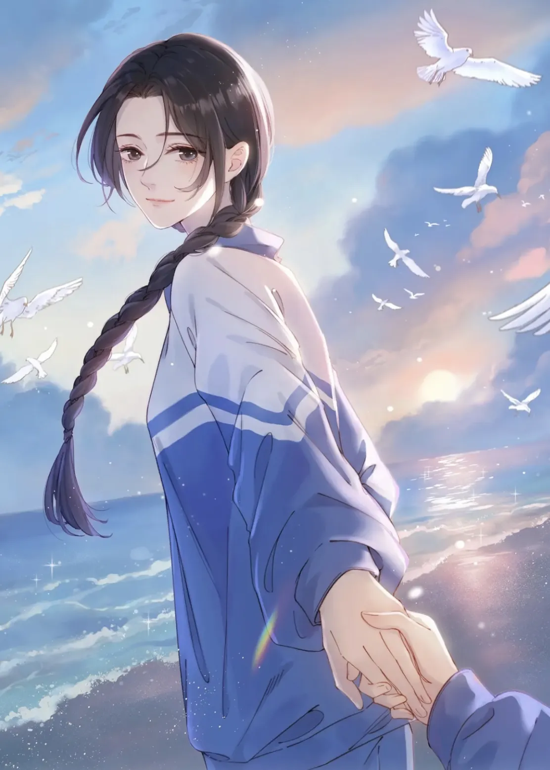 Her Mountain, Her Ocean background