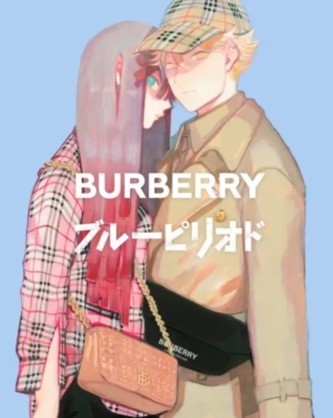 Burberry x Blue Period. background