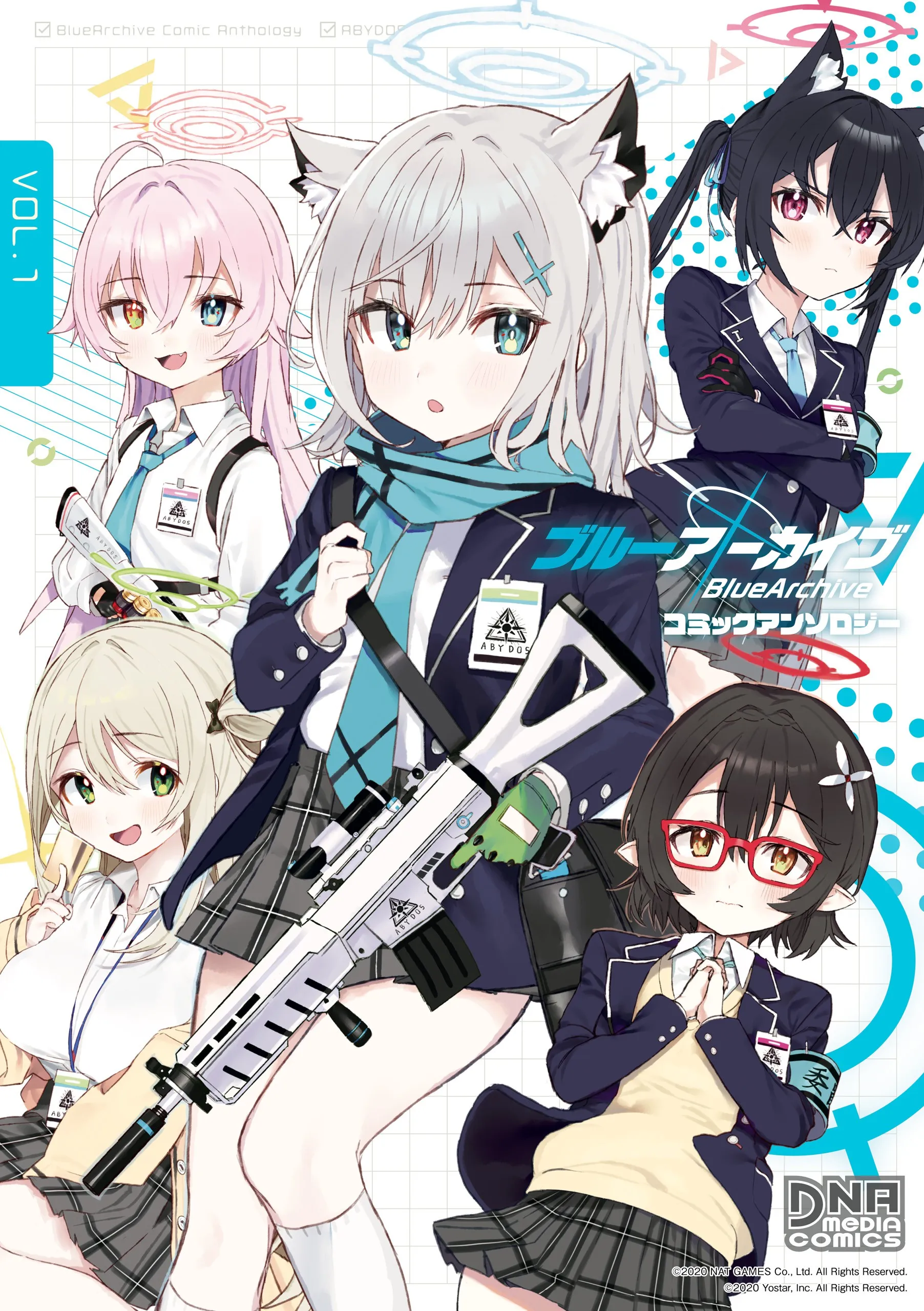 Blue Archive Comic Anthology background