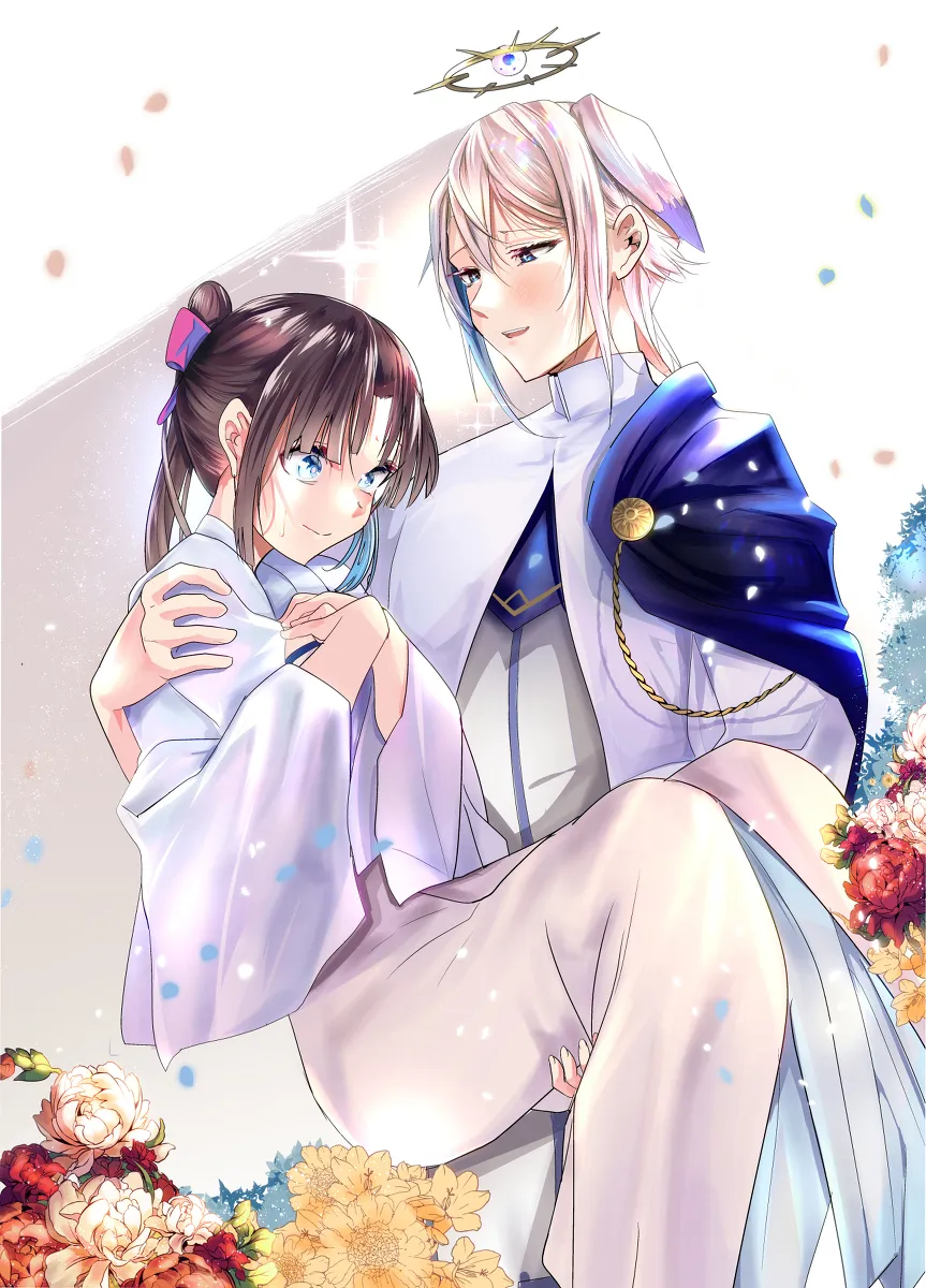 "Urenokori Seijo" to Yoba Retemashitaga, Mega Shinka shita Menhera Maou-sama ni wo Mochikaeri sa Remashita background