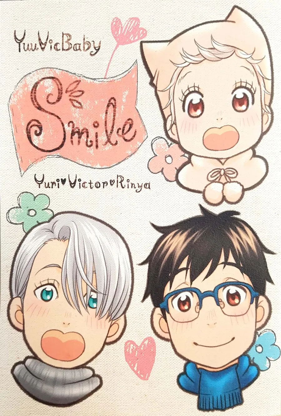 Yuri!!! on Ice - Smile (Doujinshi) background