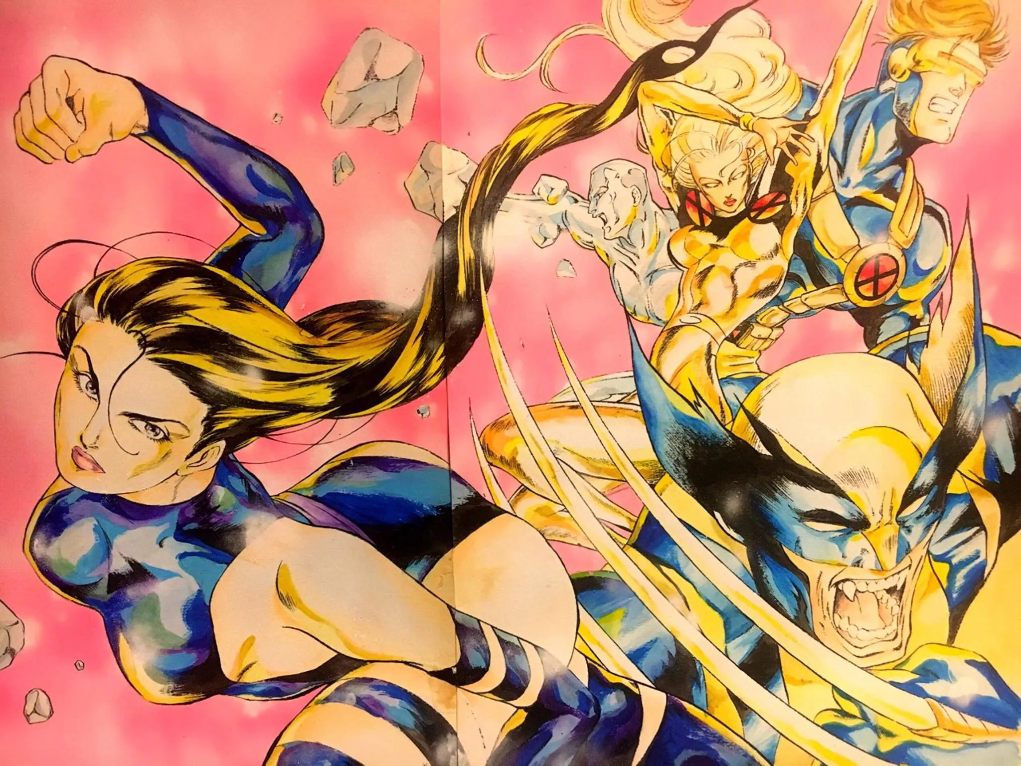 X-MEN CHILDREN OF THE ATOM background