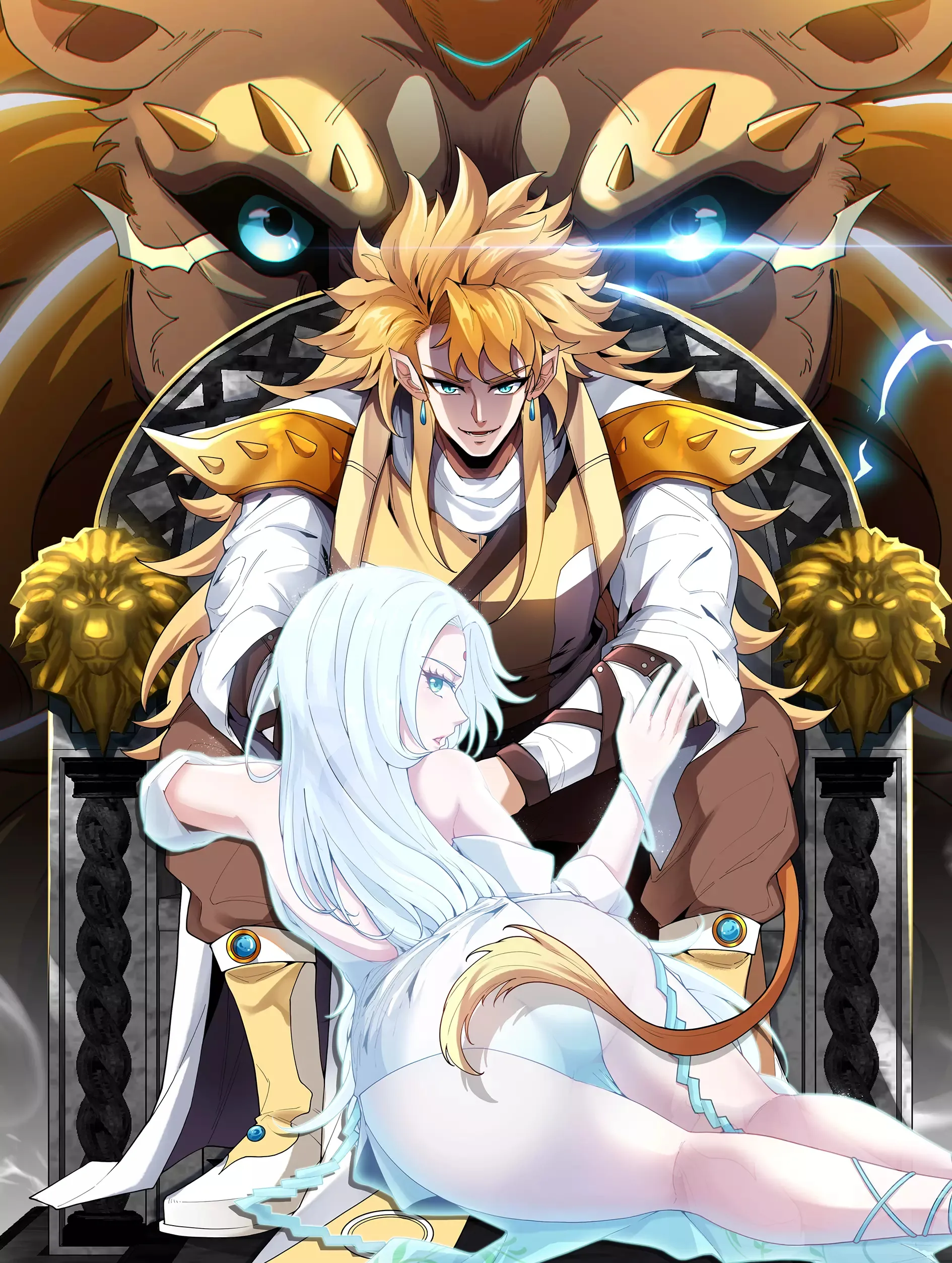 The Golden Lion King background