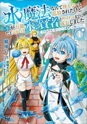 Mizu Mahou Nante Tsukaenai to Tsuihou Saretakedo, Mizu ga Bannouda to Kigatsuki Mizu no Kenja to Yobareru made ni Seichou Shimashita ~Imasara Mizubusoku to Naki Tsuite mo Kantan ni wa Yuzuremasen~