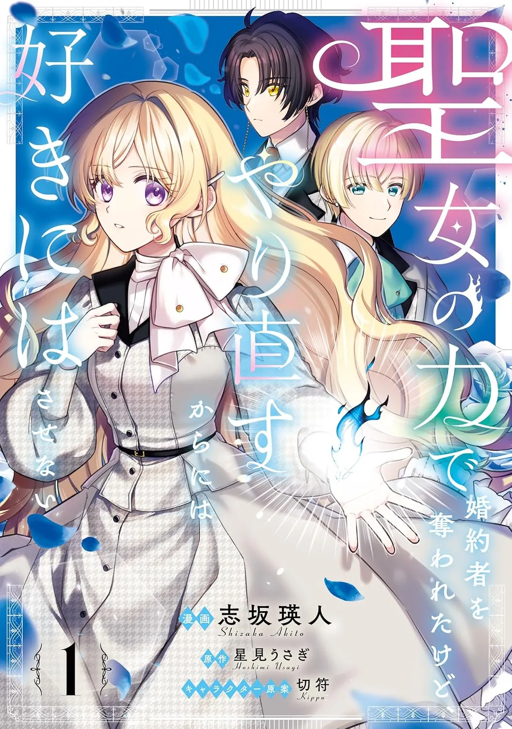Seijo no Chikara de Kon'yakusha o Ubawareta kedo, Yarinaosu kara ni wa Sukini wa Sasenai background