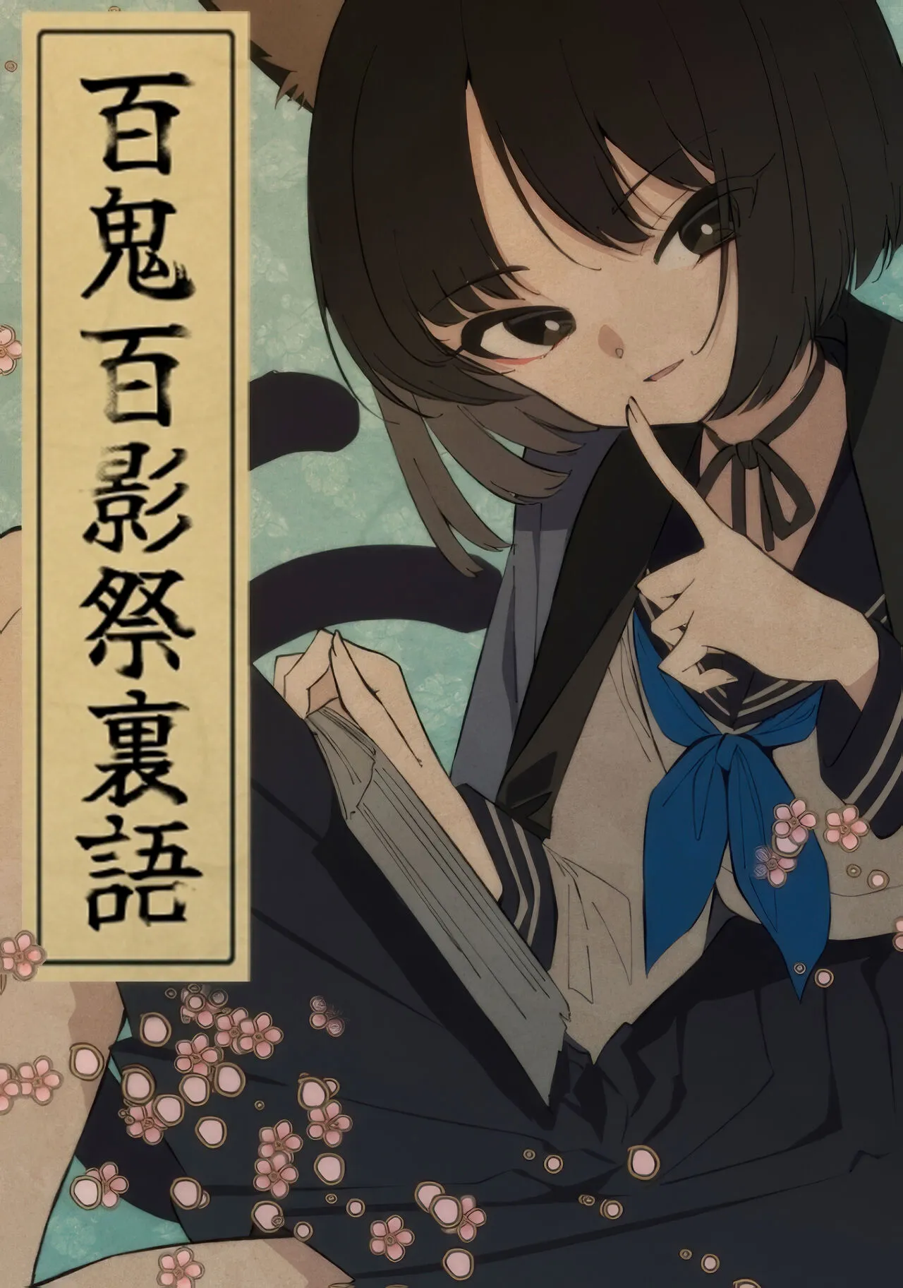 Blue Archive - Hyakki Hyakueisai Urakata (Doujinshi) background