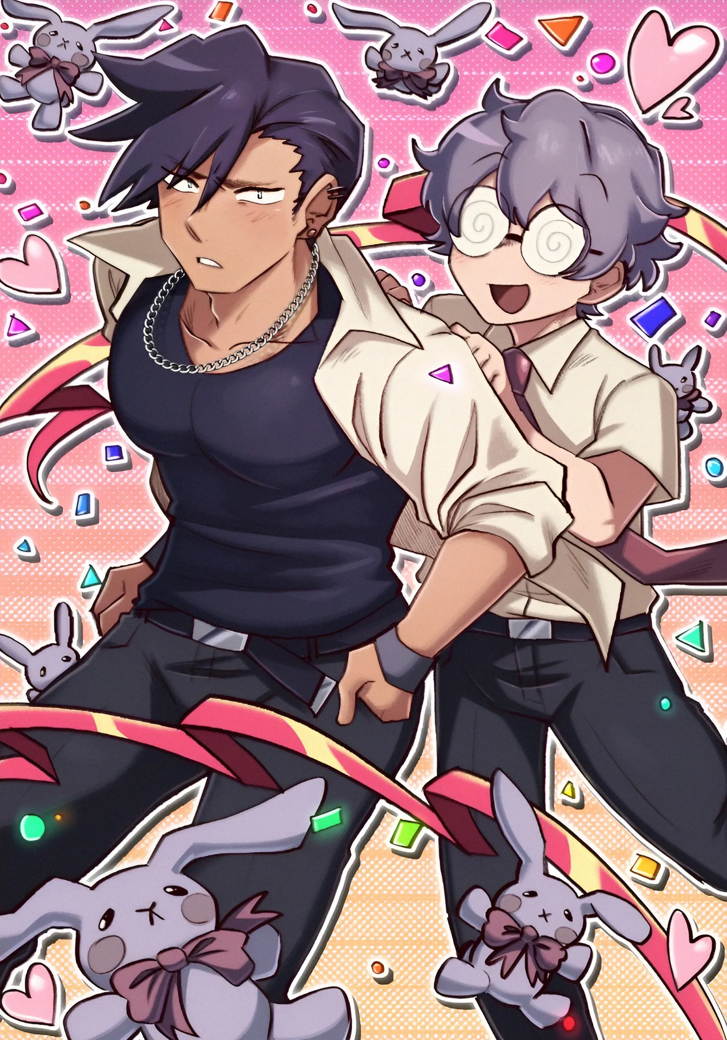 Nerd x Delinquent background