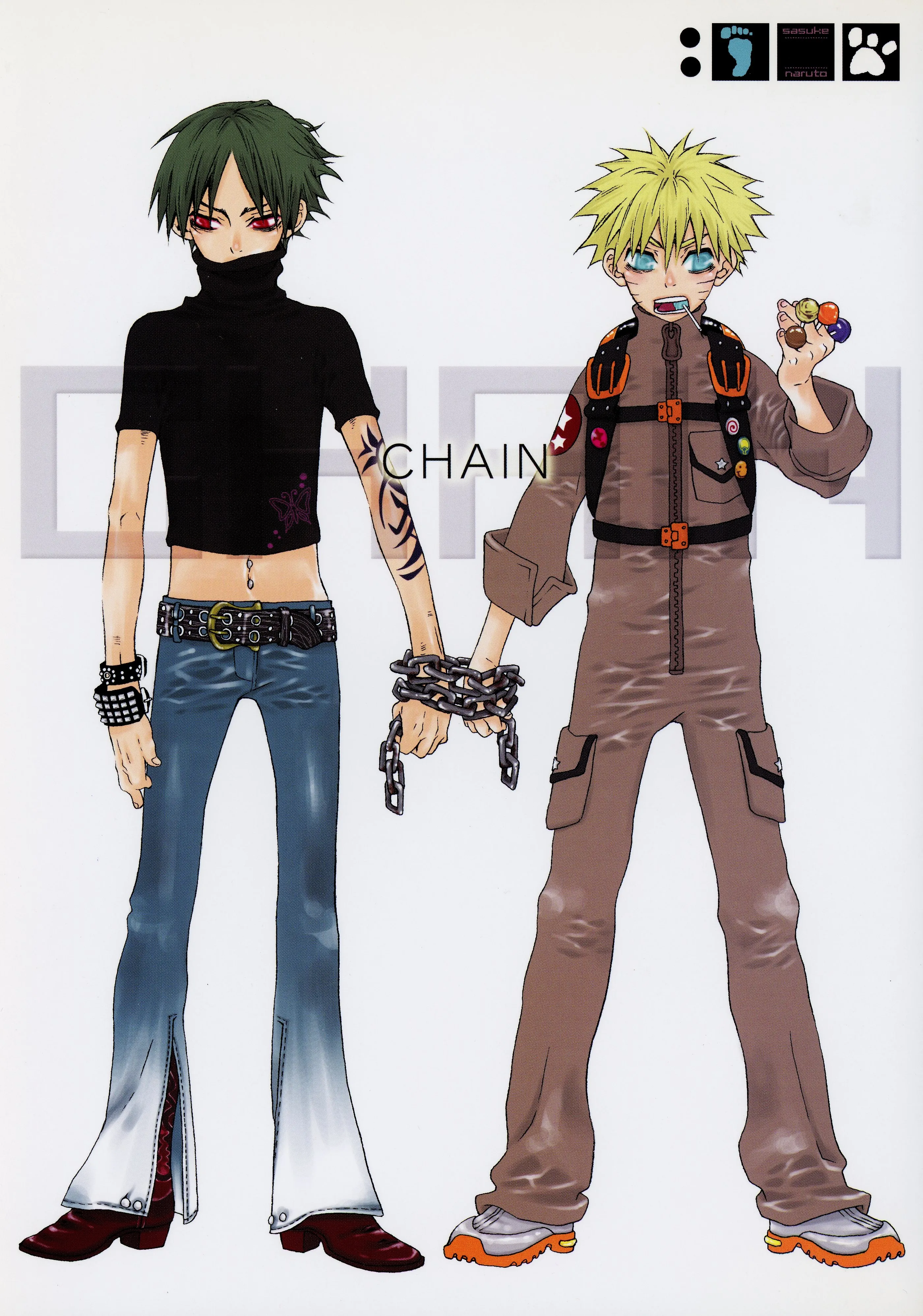 Naruto - Chain (Doujinshi) background