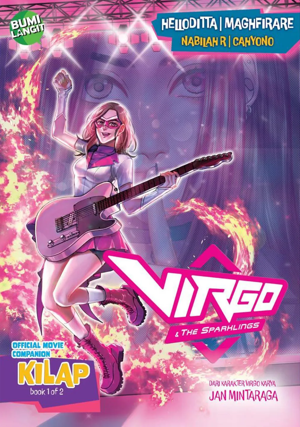 Virgo and the Sparklings: Official Movie Companion background
