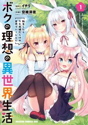 Boku no Risou no Isekai Seikatsu - Tensei shitara Kemomimi Musume darake no Sekai de Harem ni