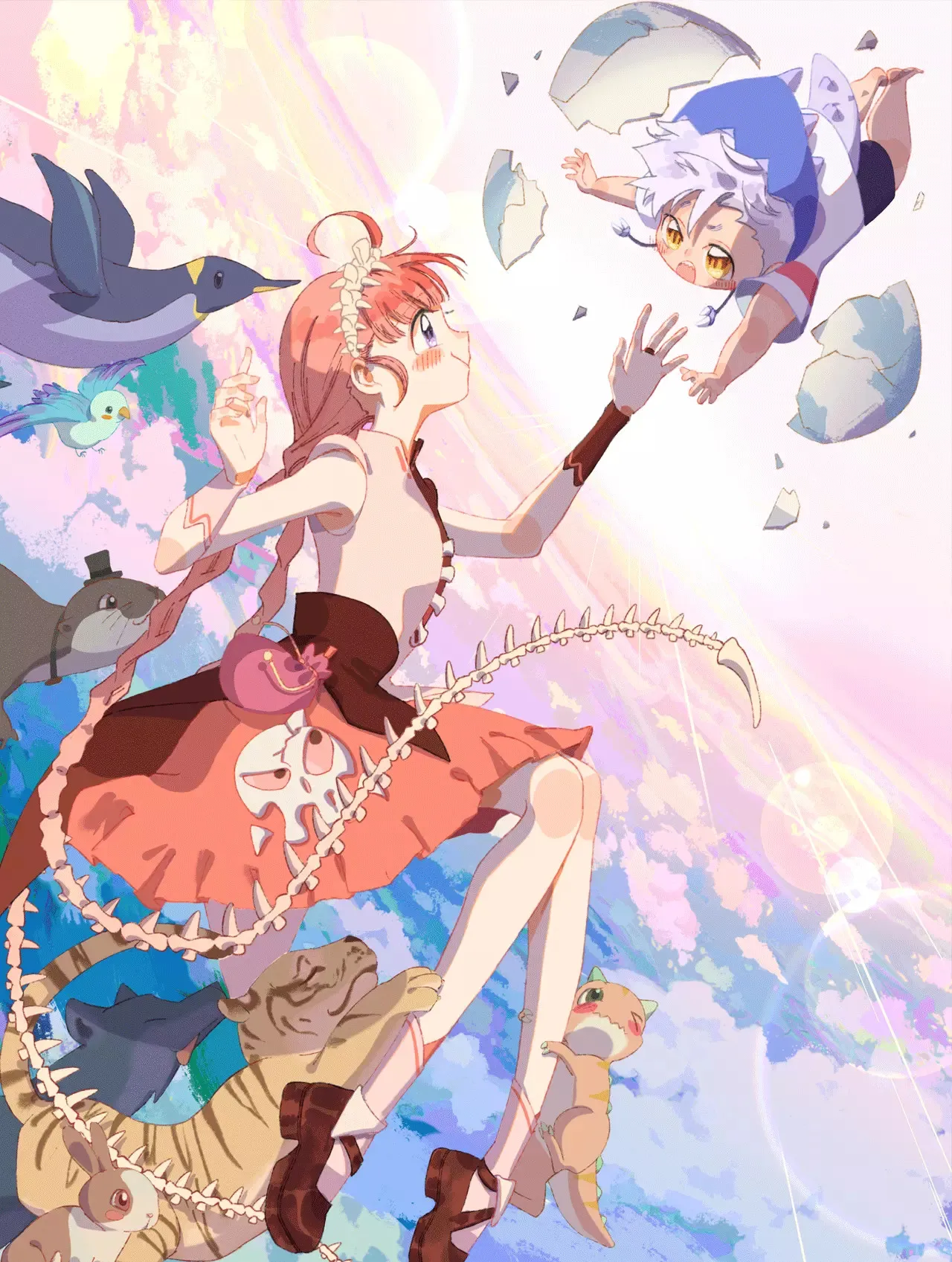 Sunny With a Chance of Dragons! background