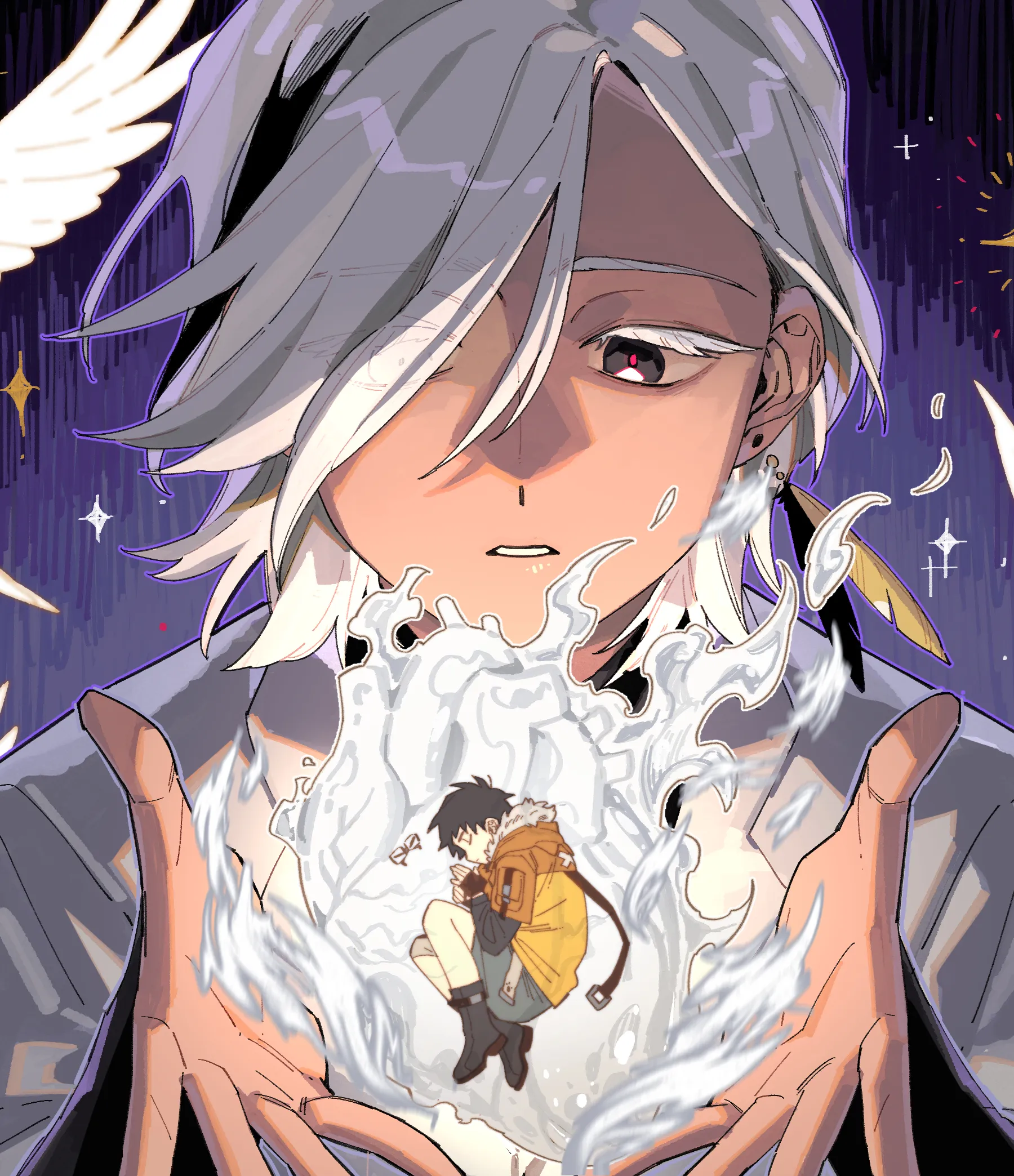 Travels of the White Flame background